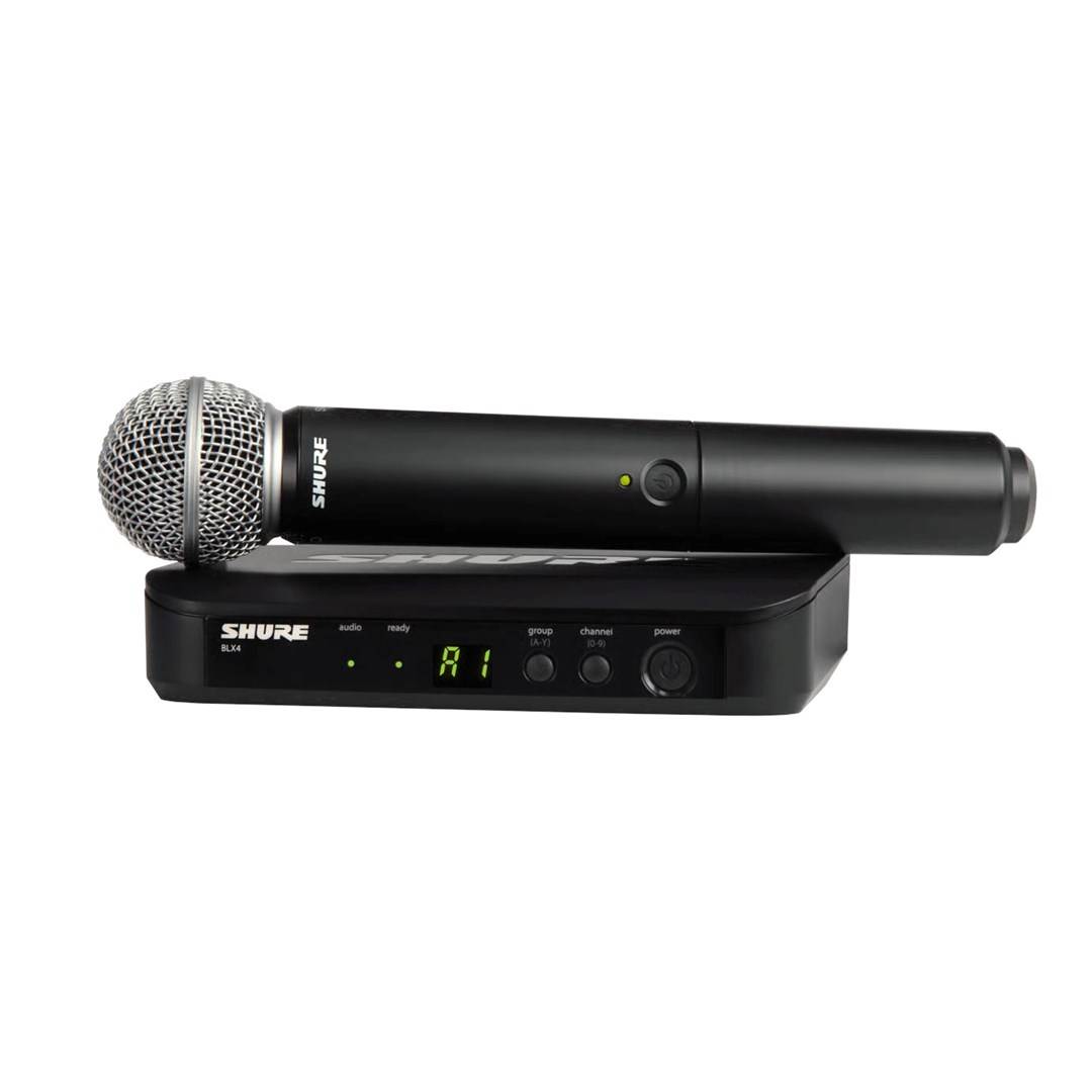 Shure BLX24E/SM58-H8E - Draadloos zangsysteem met SM58-microfoon-0