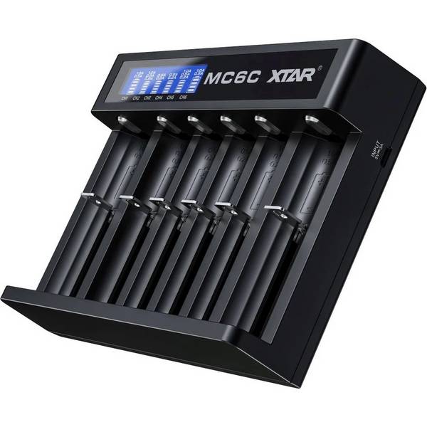 Batterijlader Li-ion XTAR MC6C