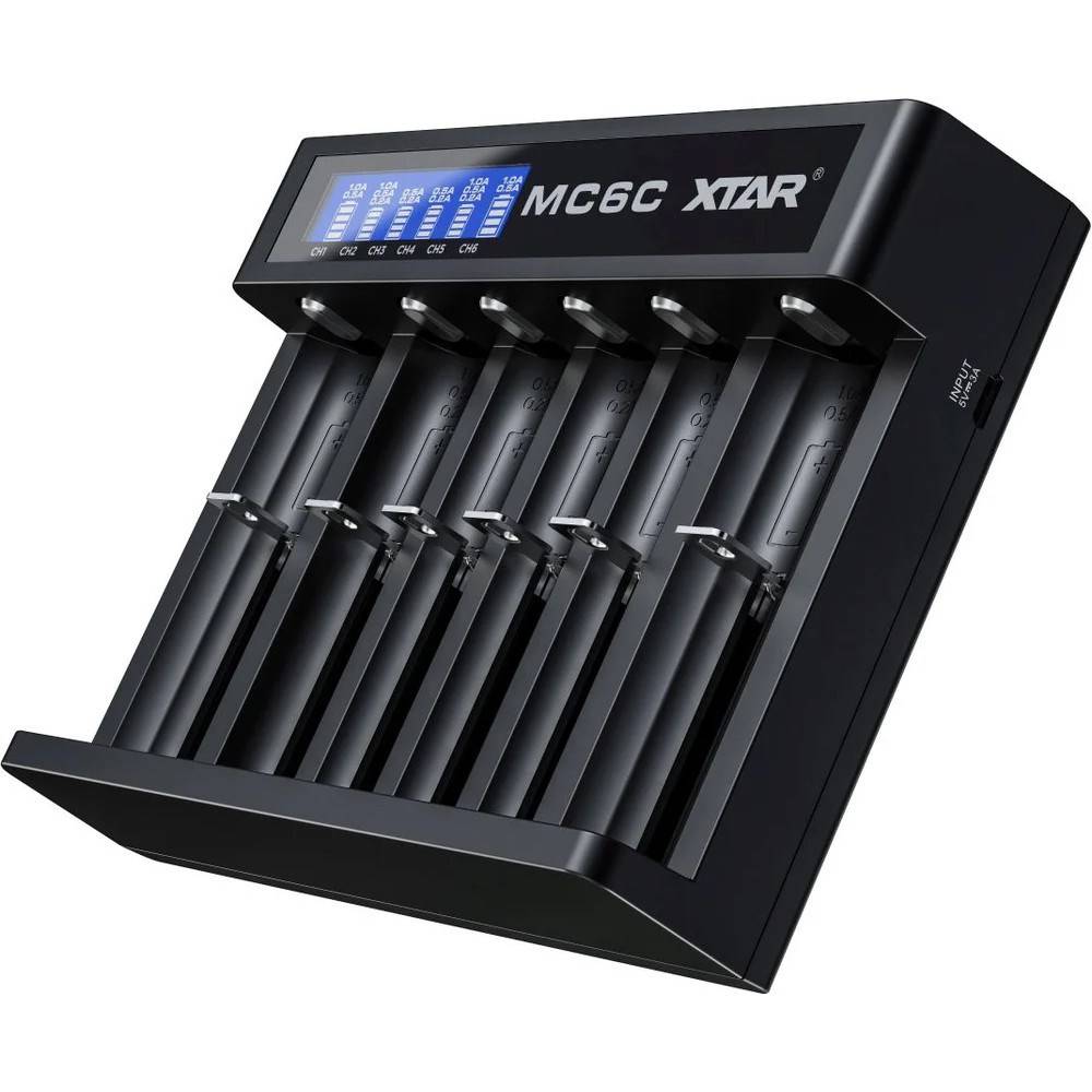 Batterijlader Li-ion XTAR MC6C-0