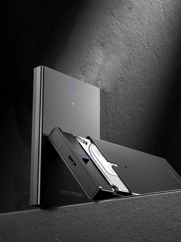 Vention 2,5 inch SATA harde schijfbehuizing (USB 3.0 Micro-B) zwart-4
