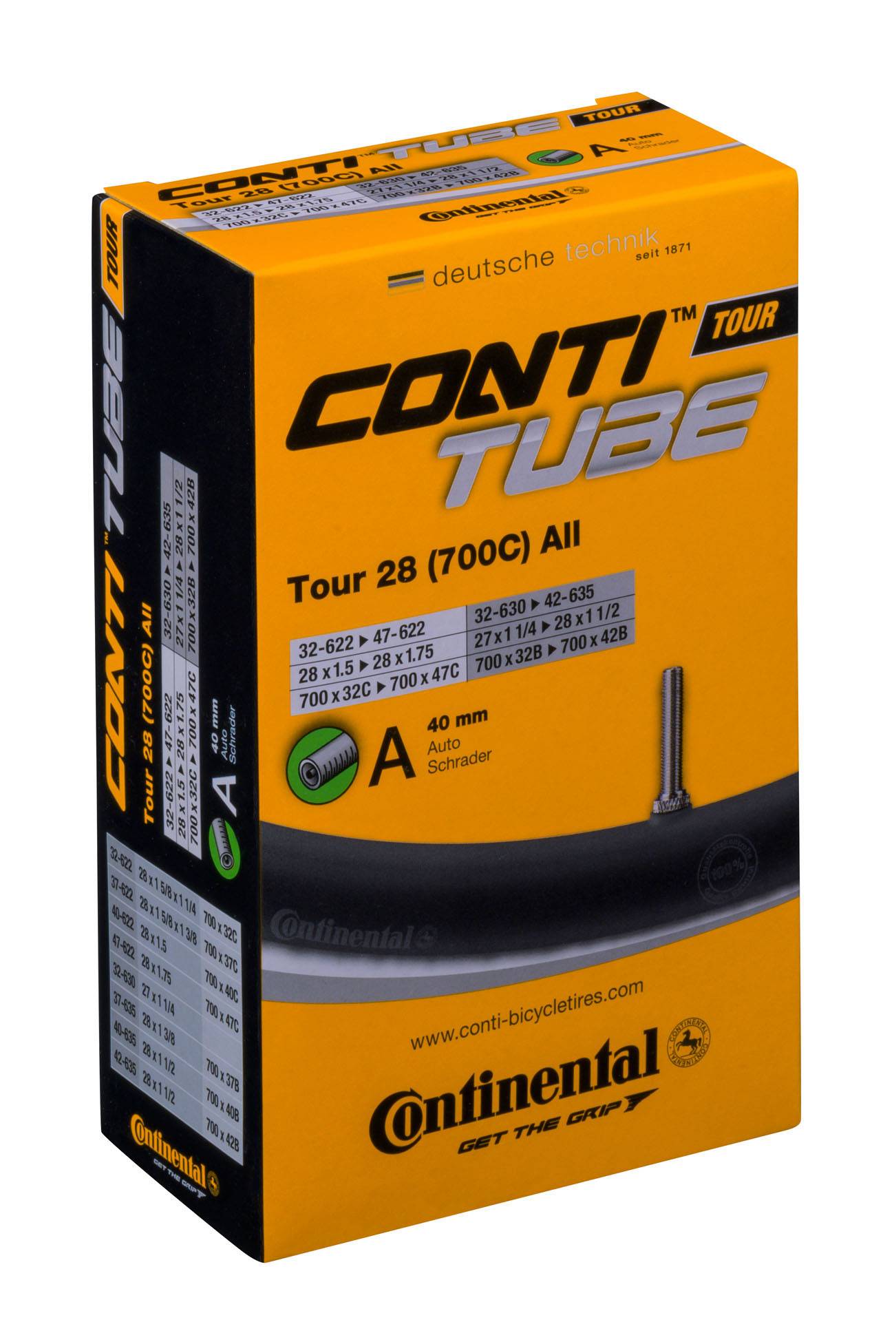 Continental binnenband Tour All 28" (32-622->47-622/42-635) A40 RE-1