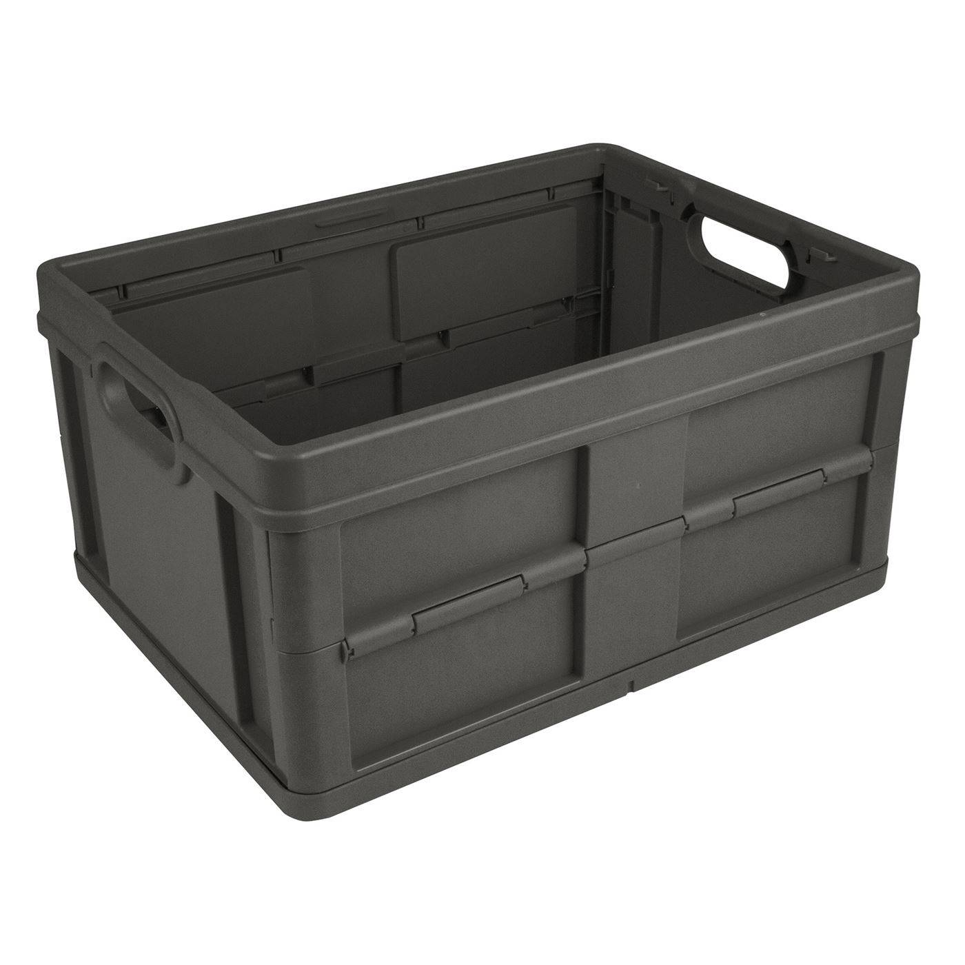 Sunware square gesloten vouwkrat 32l antraciet 87111120296068711112029606-0