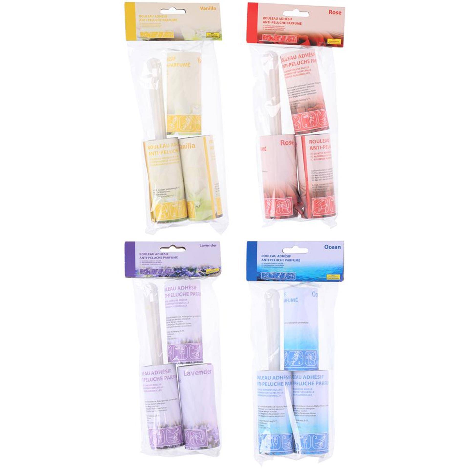 Lifetime pluizenrollerset 4-delig met geur 87112524018988711252401898-0