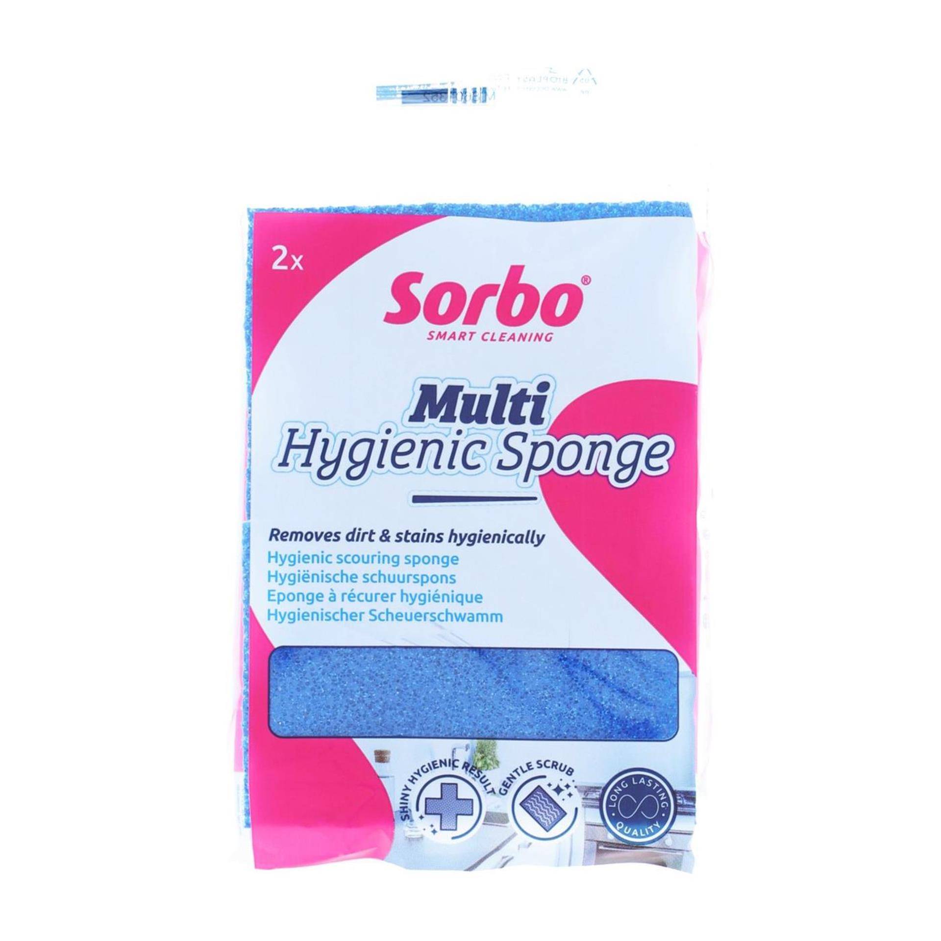 Sorbo multi hygienic spons 2 stuks 87121136292608712113629260-0