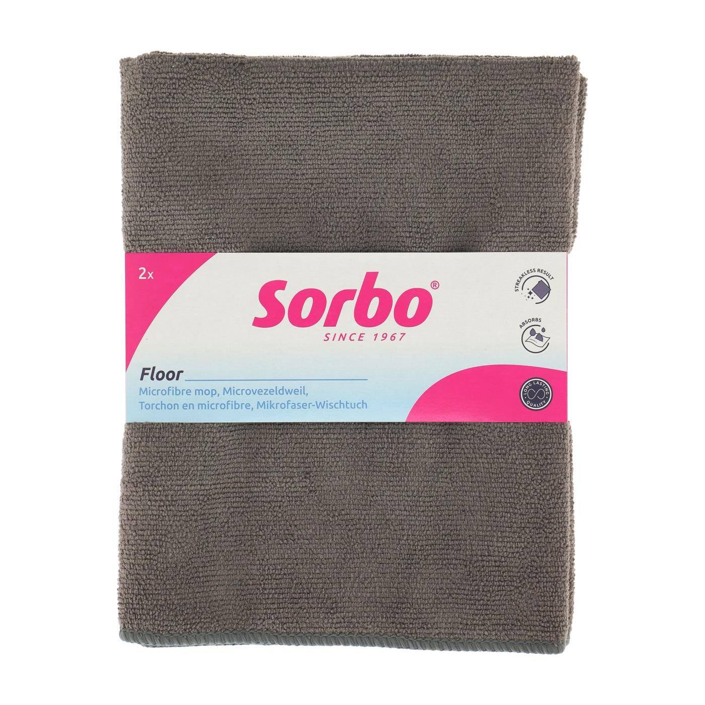 Sorbo microvezeldweil uni 50x60cm 2 stuks 87121136253308712113625330-0