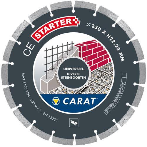 Carat diamantzaagblad ø125 ce starter universeel 87144520193378714452019337-0