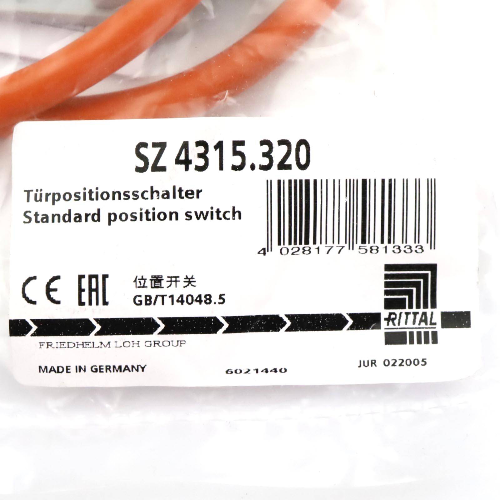 Rittal SZ4315.320 SZ 4315.320 Eindschakelaar 1 stuk(s)-1
