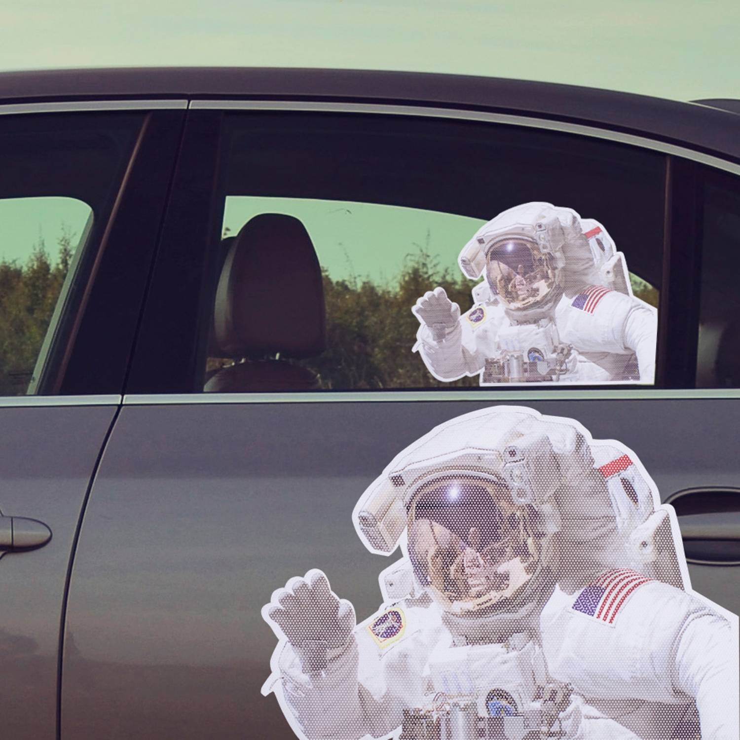 Duim omhoog! Raamsticker "Astronaut NASA"-1