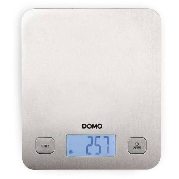 DOMO DO9239W - Elektronische culinaire weegschaal - Tarra - Autostop - Tot 1 gram - Roestvrijstalen weegpan