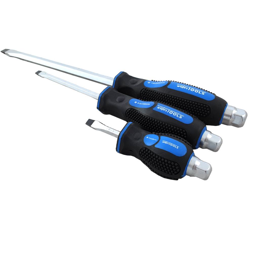 WEBER TOOLS Go-Through Schroevendraaierset Plat & Pozidriv 12-delig-2