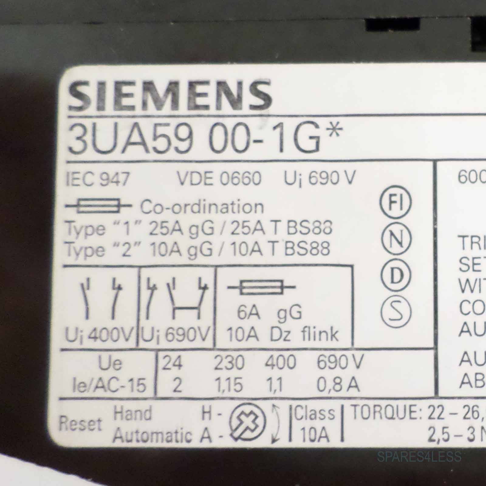 Siemens - 3UA5900-1G - SIEMENS 3UA5900-1G Produkt-1