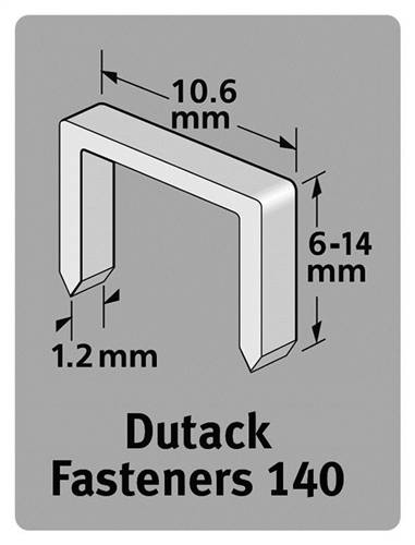 Dutack nieten serie 140 6mm 1000st (nml) 87120080668048712008066804-0