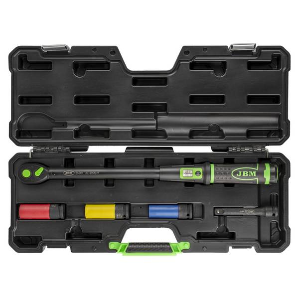 JBM Tools Momentsleutel 20-200 Nm met wieldoppen en verlengstuk