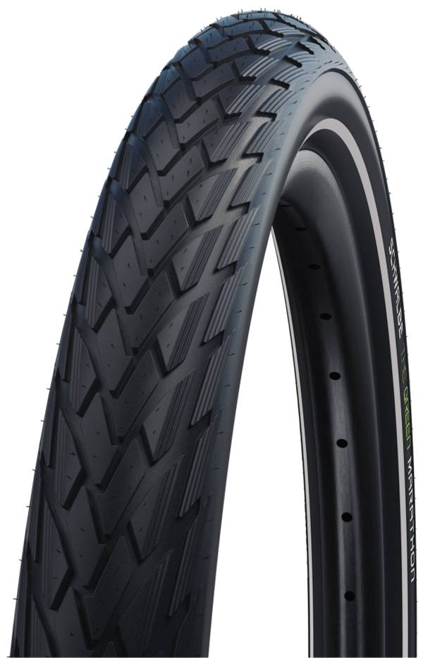 Buitenband Schwalbe Green Marathon GreenGuard 28 x 1.00"  / 25-622mm - zwart met reflectie