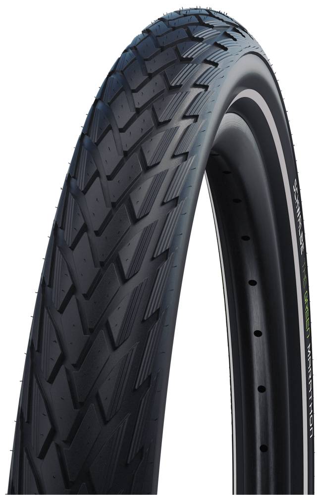 Buitenband Schwalbe Green Marathon GreenGuard 28 x 1.00" / 25-622mm - zwart met reflectie-0