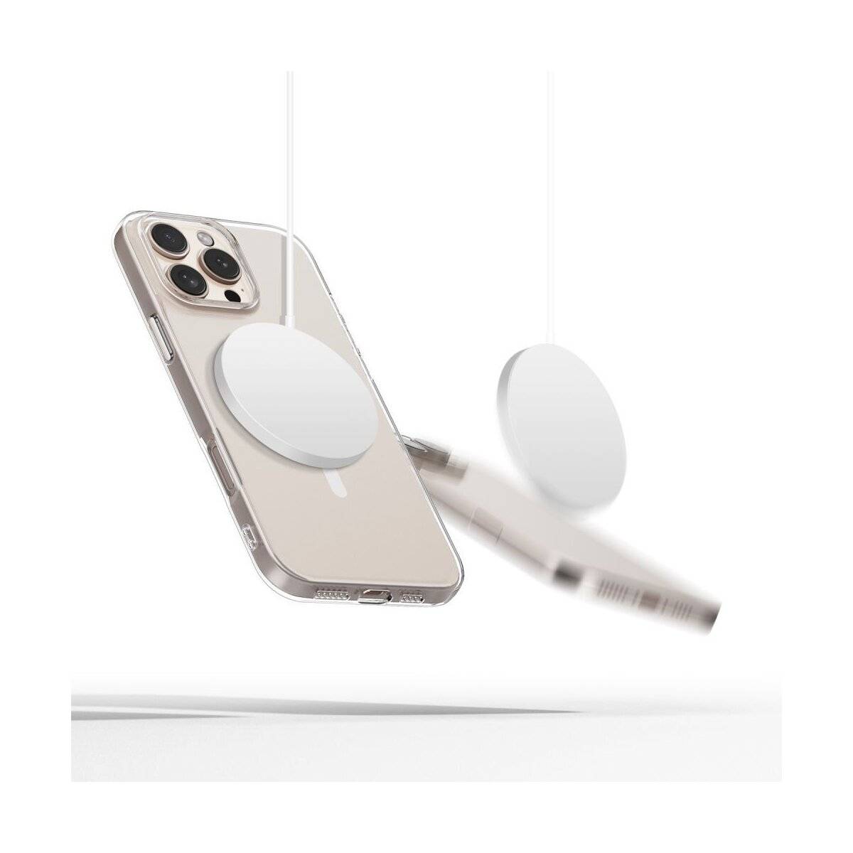 Tech-Protect FlexAir Compatibel mit Apple iPhone 16e Case Bescherming Transparant Magneetring Smartphonehoesje-2