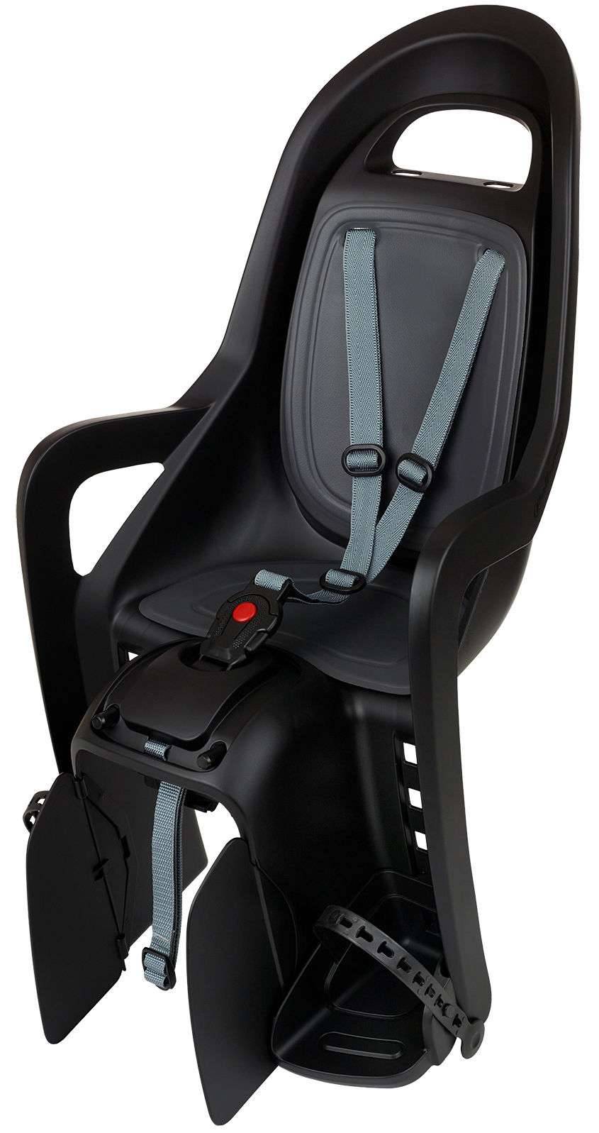 Kinderzitje achter Polisport MIK-HD - zwart/grijs-0