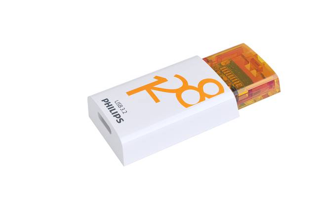 USB stick 3.2 Philips Click USB-C 128GB oranje-2
