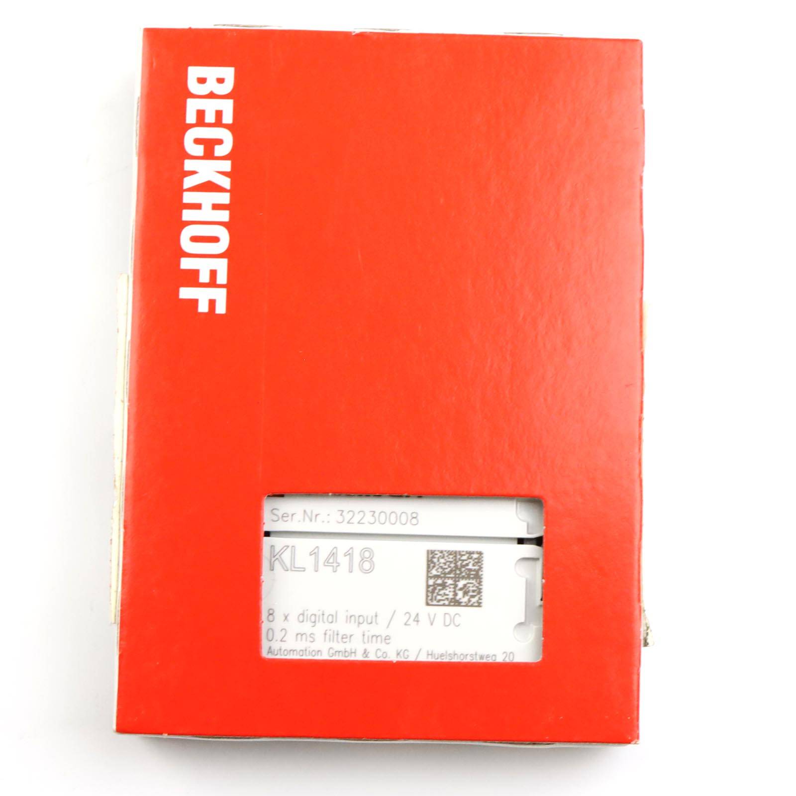 Beckhoff Automation KL1418 Automatiseringsmodule: digitale ingang; -25÷60°C; IP20; 24VDC - 1 stuk-1