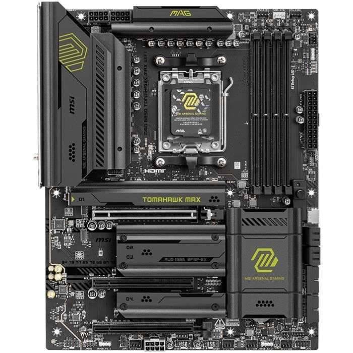 Moederbord - MSI - MAG B850 TOMAHAWK MAX WIFI - AM5 - DDR5 - ATX-1