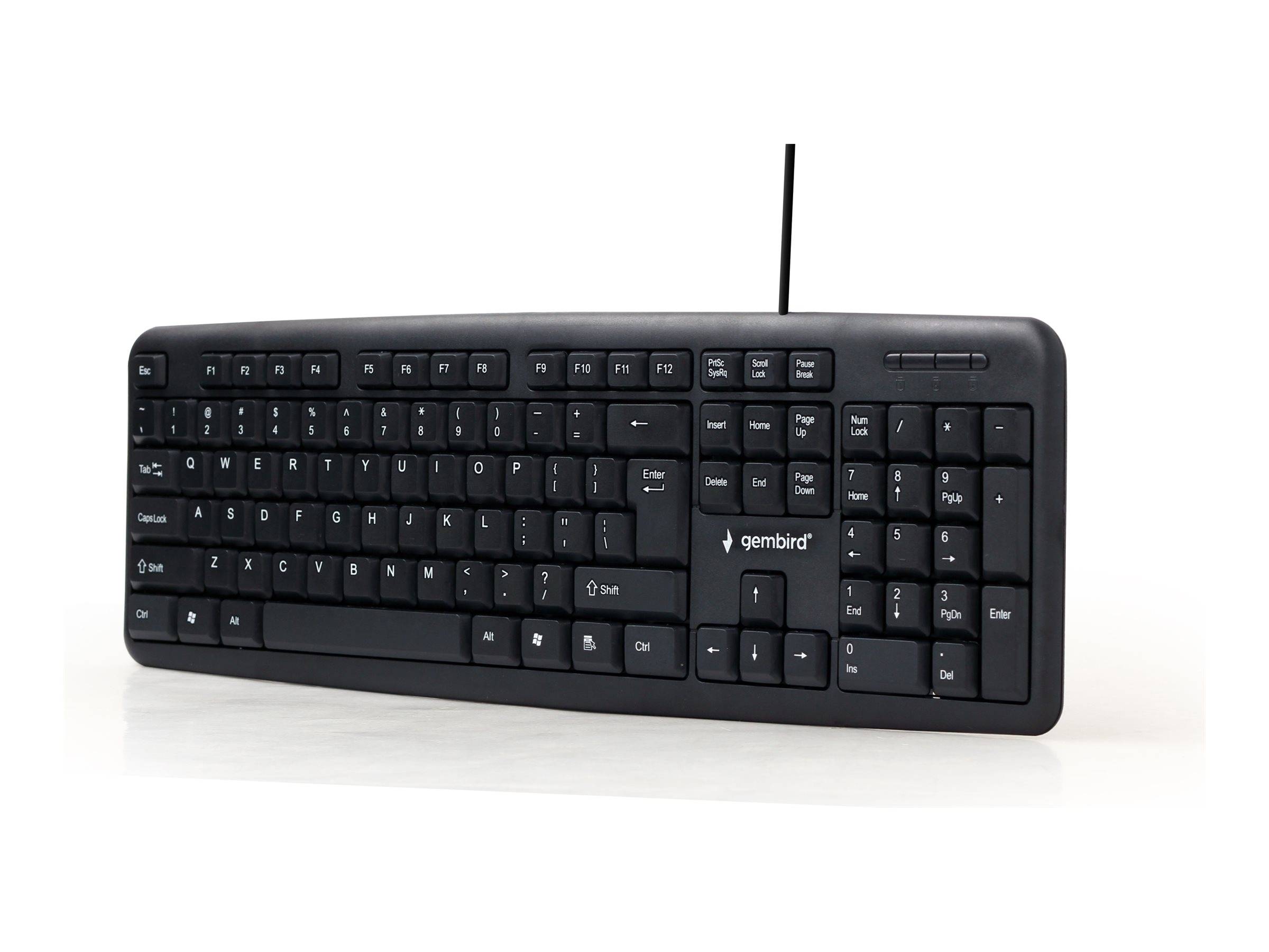GEMBIRD KB-U-103-PT Keypad: computer; black; USB A; wired,PT layout; 1.5m - 1 stuk-0
