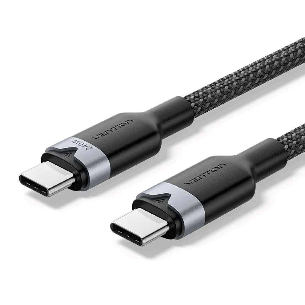 VN1 USB-C naar C 2.0-kabel Vention 3.1 5A 240W 1m BK-0