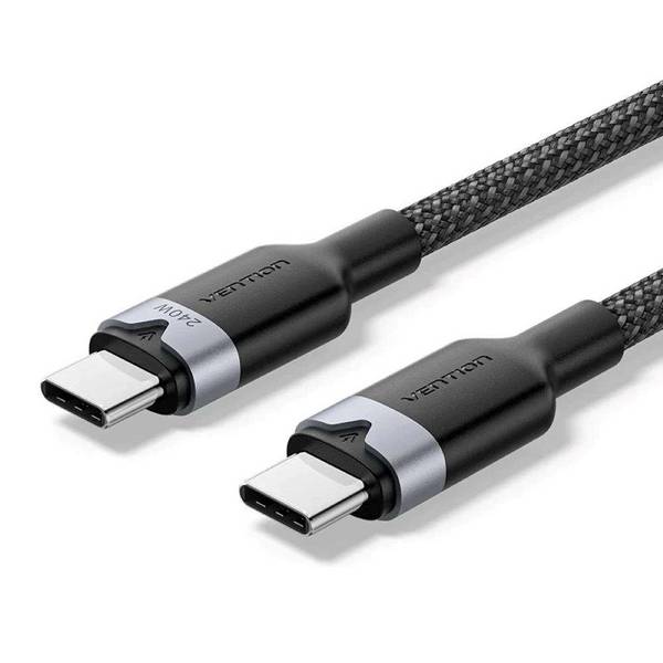 VN1 USB-C naar C 2.0-kabel Vention 3.1 5A 240W 1m BK