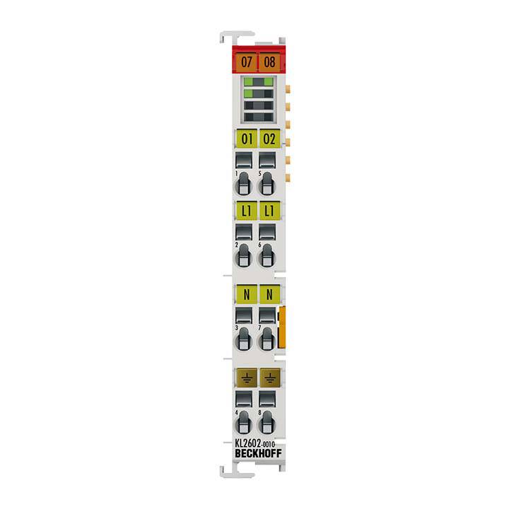 Beckhoff Automation KL2602-0010 Automatiseringsmodule: digitale uitgang; 0÷55°C; IP20; 30VDC - 1 stuk-0