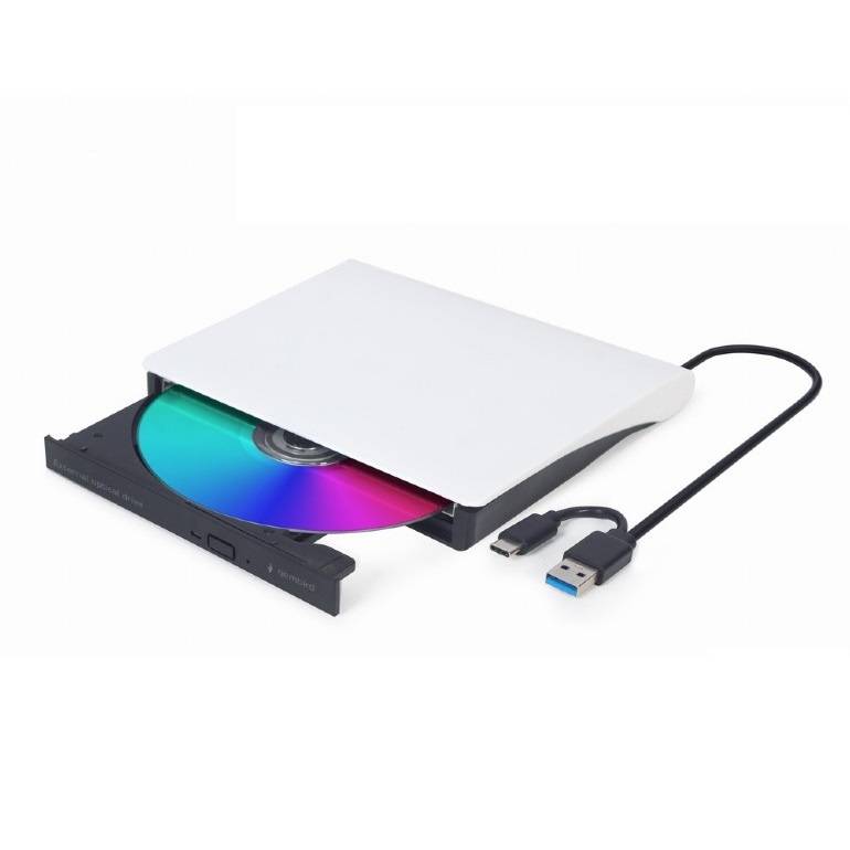Gembird DVD-USB-031-BW optisch schijfstation met interne DVD±RW-drive, zwart-0