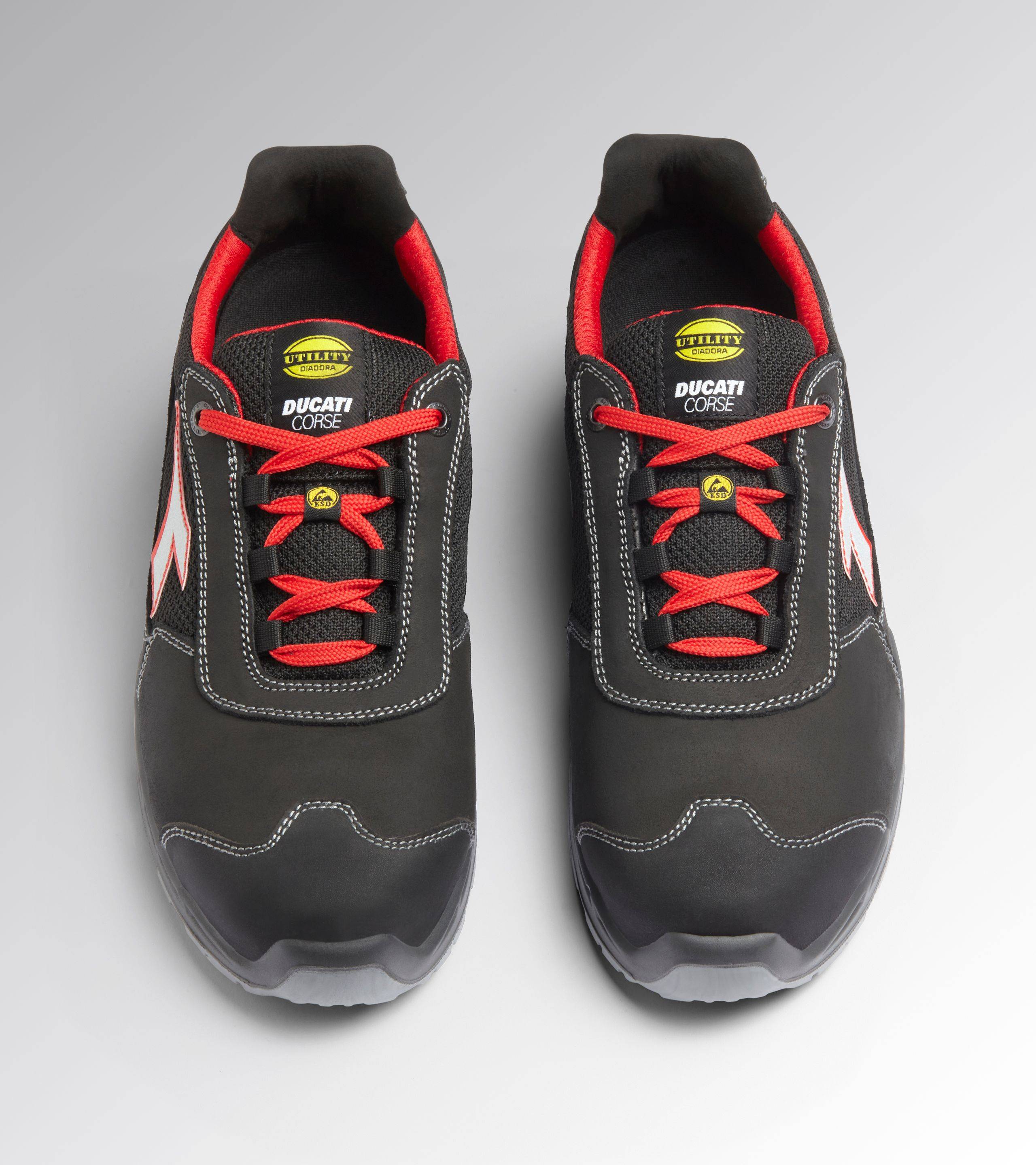 Diadora SHARK ENGINE LOW S1PS FO SR BLACK/RED 48-2