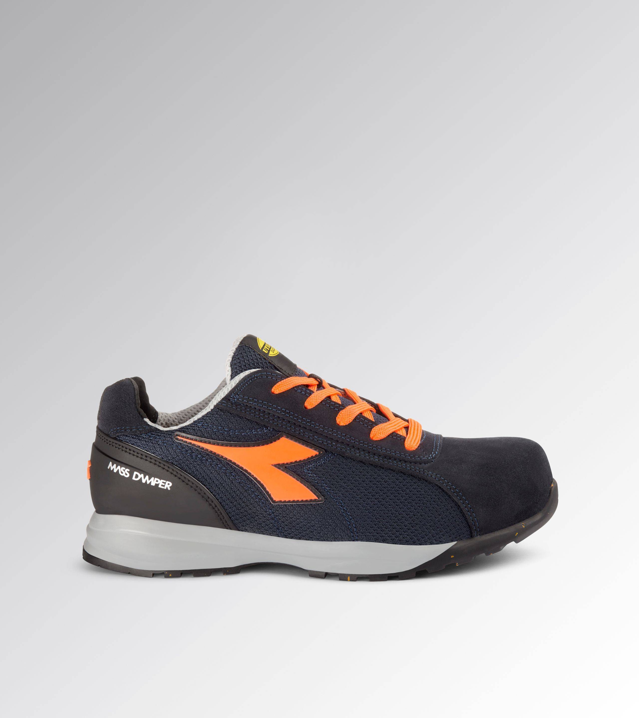 Diadora GLOVE MDS TEXT LOW S1PS FO SR D. Navy/F. Orange 37-0