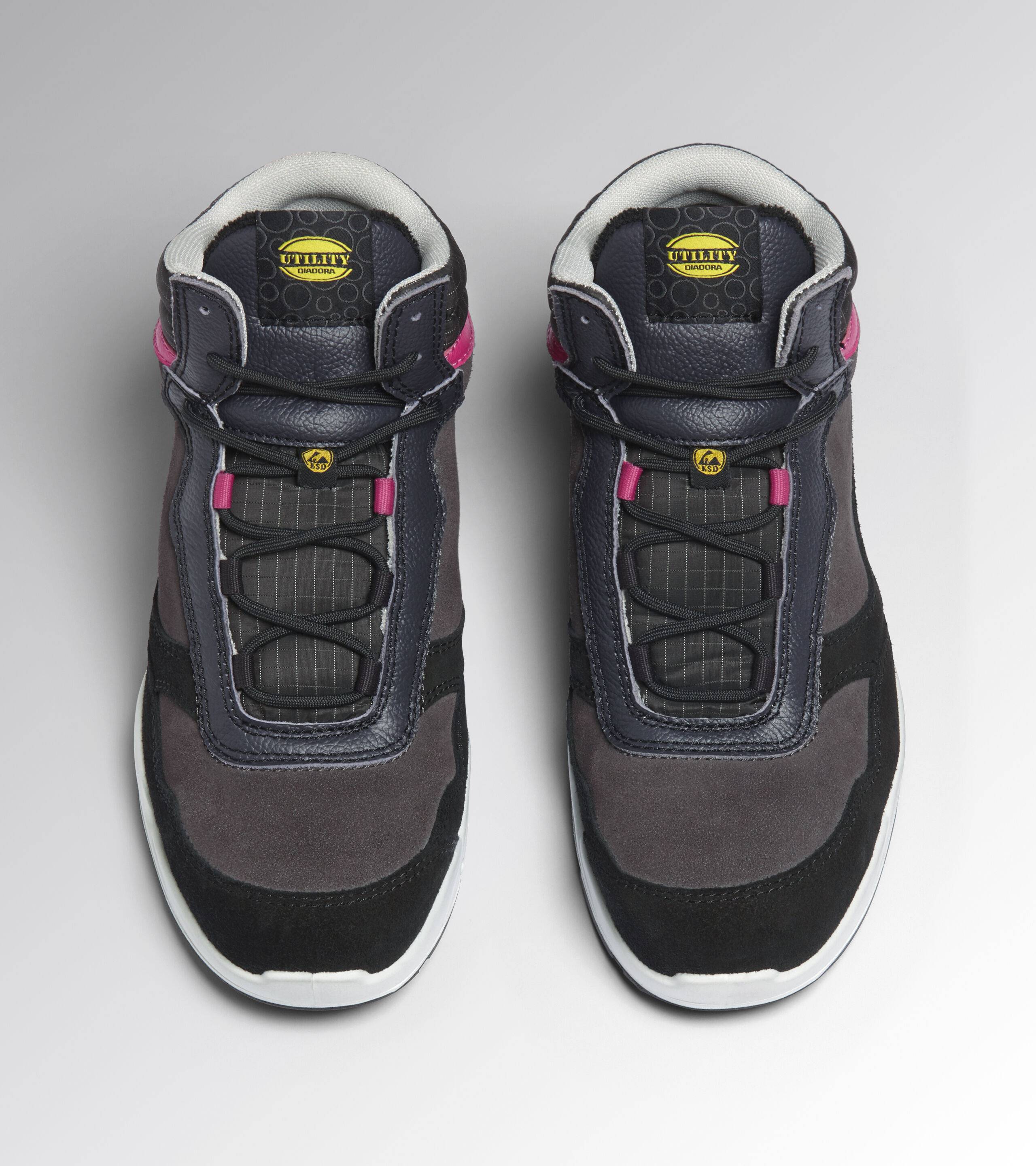 Diadora ATHENA MID S3L NINE IRON/RASPBERRY 35-2