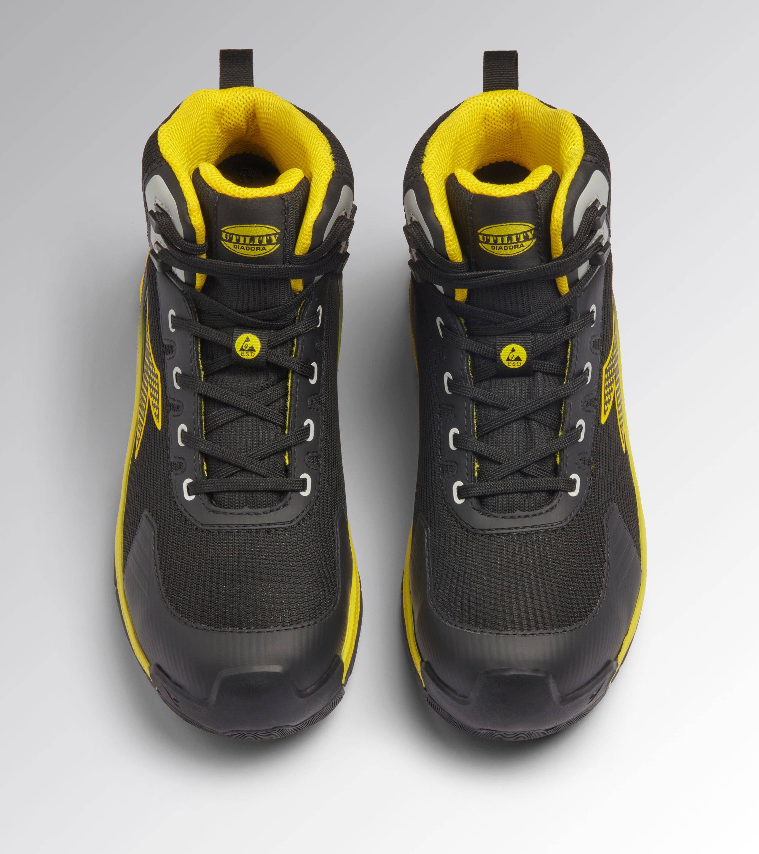 Diadora VORTEX DA2 MID S3S BLACK /YELLOW CROMS 40-2