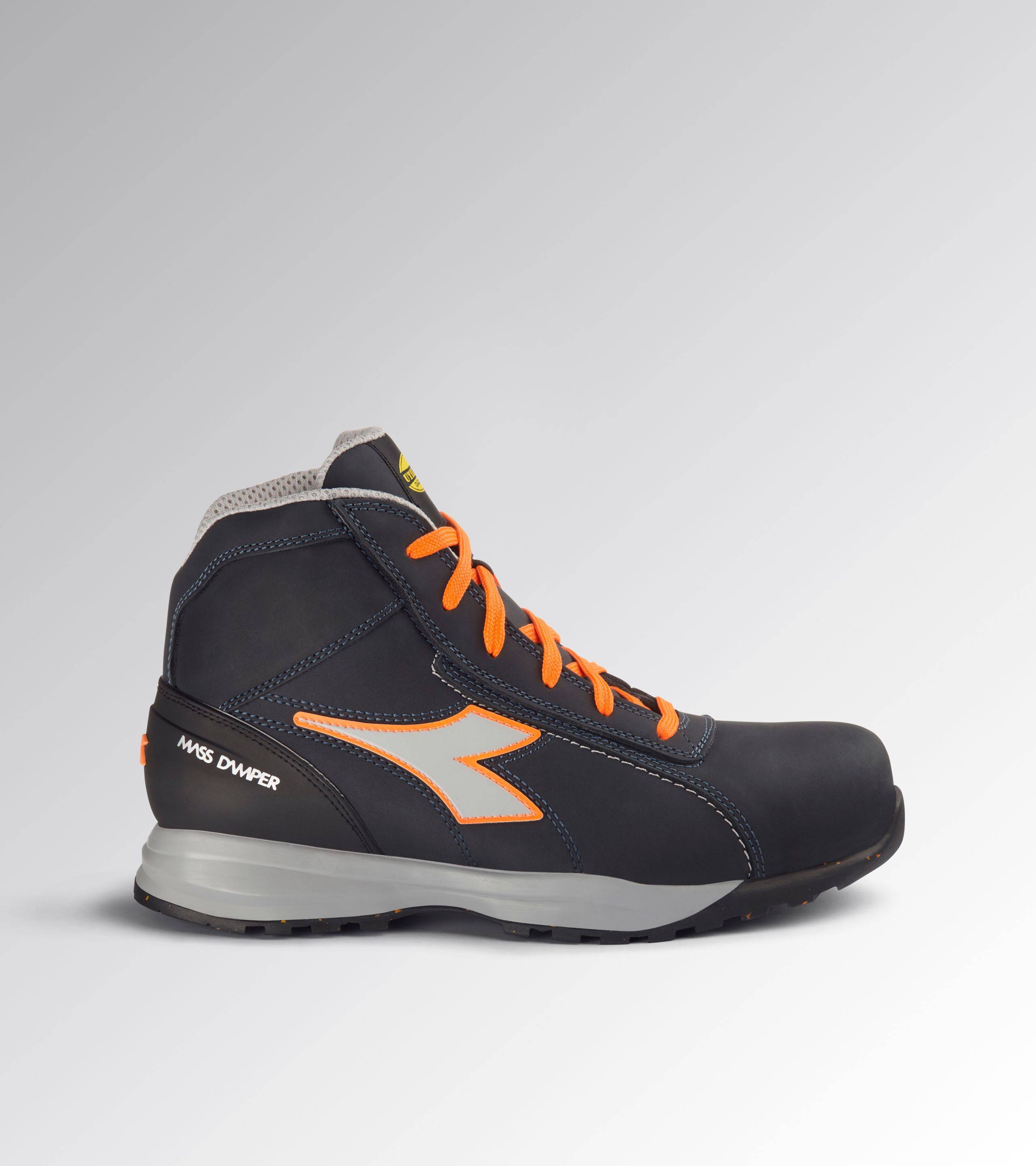Diadora GLOVE MDS MID S3S FO SR D. Navy/F. Orange 45-0