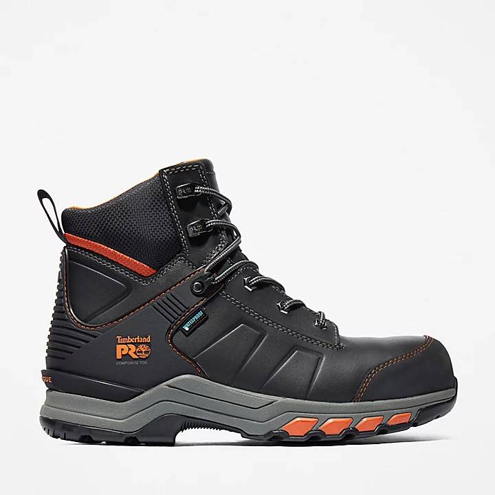 Timberland Hypercharge leer S3 zwart/oranje EU41 US8 UK7