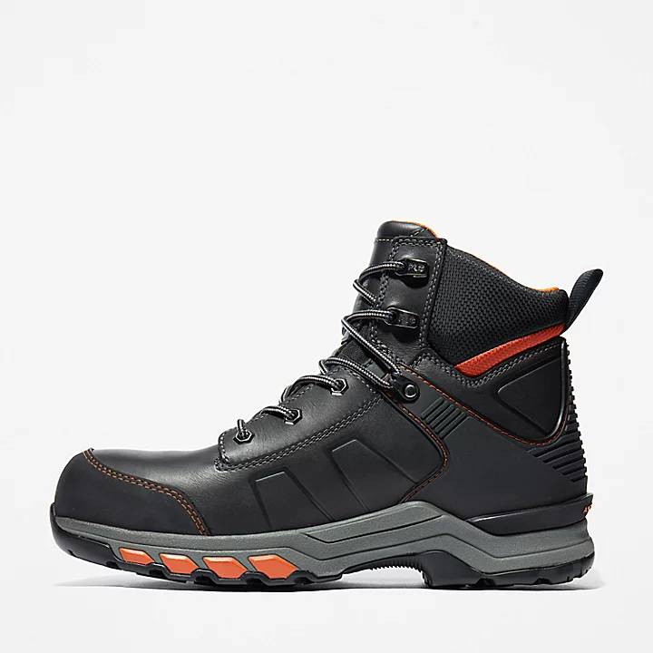 Timberland Hypercharge leer S3 zwart/oranje EU46 US12 UK11-1