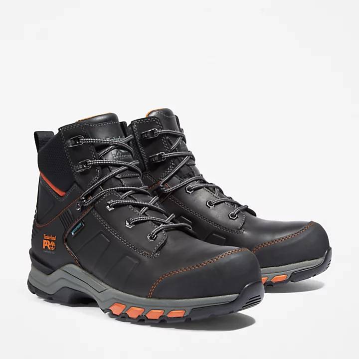 Timberland Hypercharge leer S3 zwart/oranje EU46 US12 UK11-2