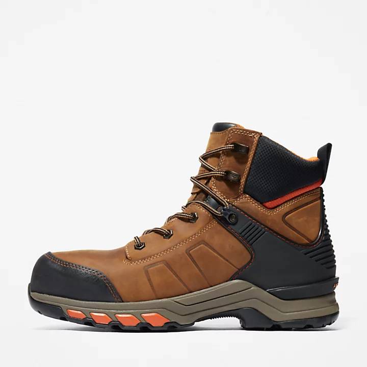 Timberland Hypercharge leer S3 bruin/oranje EU46 US12 UK11-1