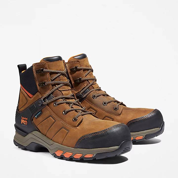 Timberland Hypercharge leer S3 bruin/oranje EU46 US12 UK11-2