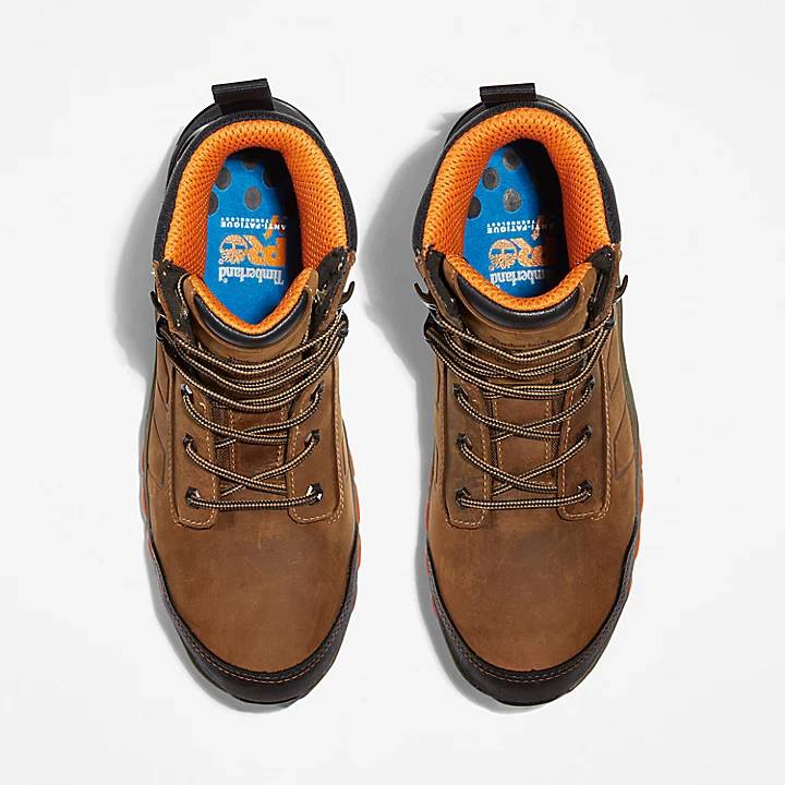 Timberland Hypercharge leer S3 bruin/oranje EU46 US12 UK11-4