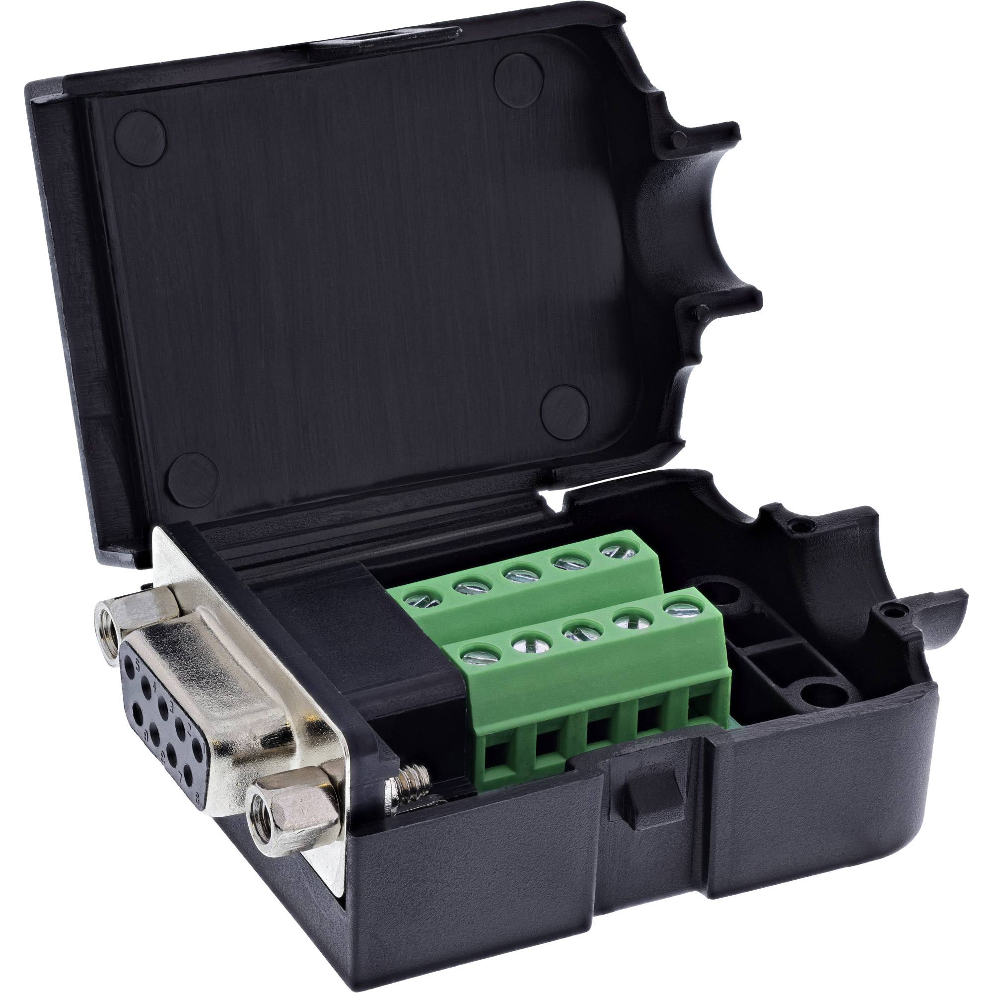 InLine® D-Sub 9 breakout aansluitblok, socket, schroefaansluiting-2