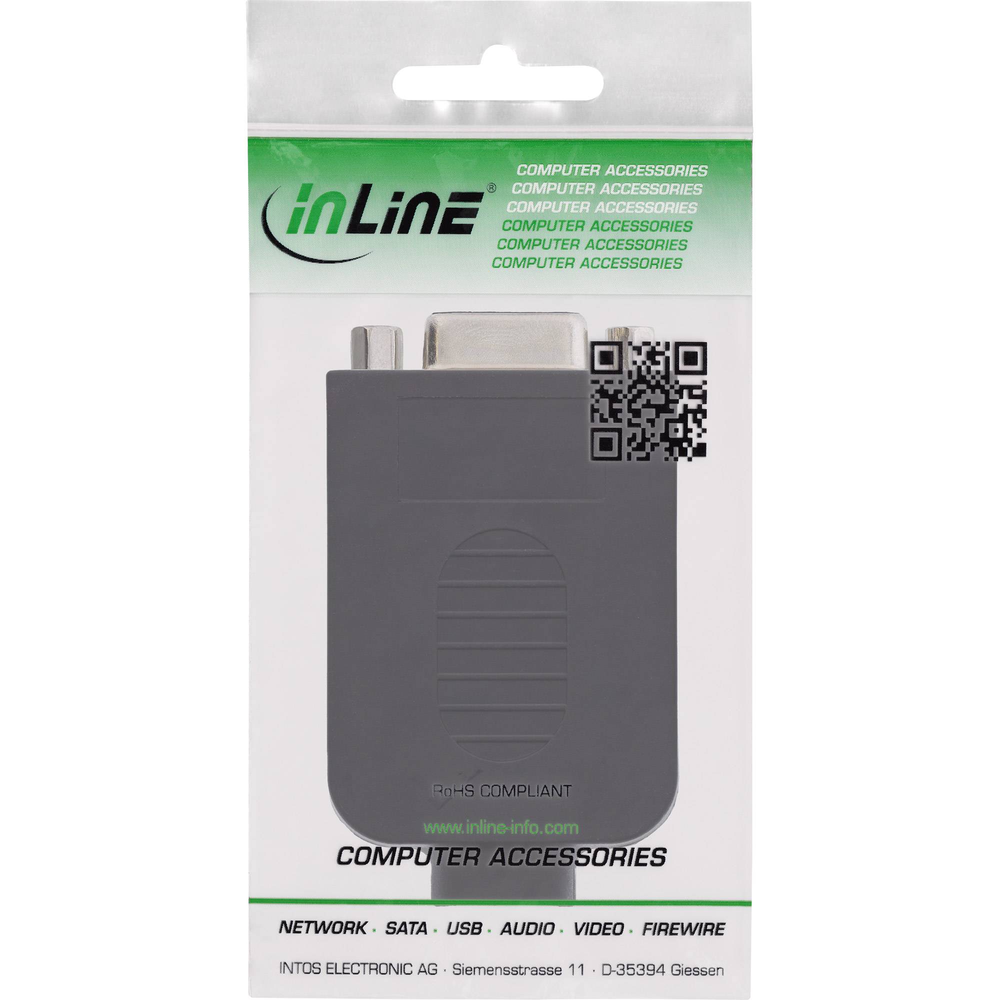InLine® D-Sub 9 breakout aansluitblok, socket, schroefaansluiting-4