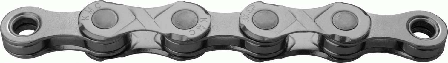 Ketting 10 speed KMC e10 EPT 136 schakels - zilver-0