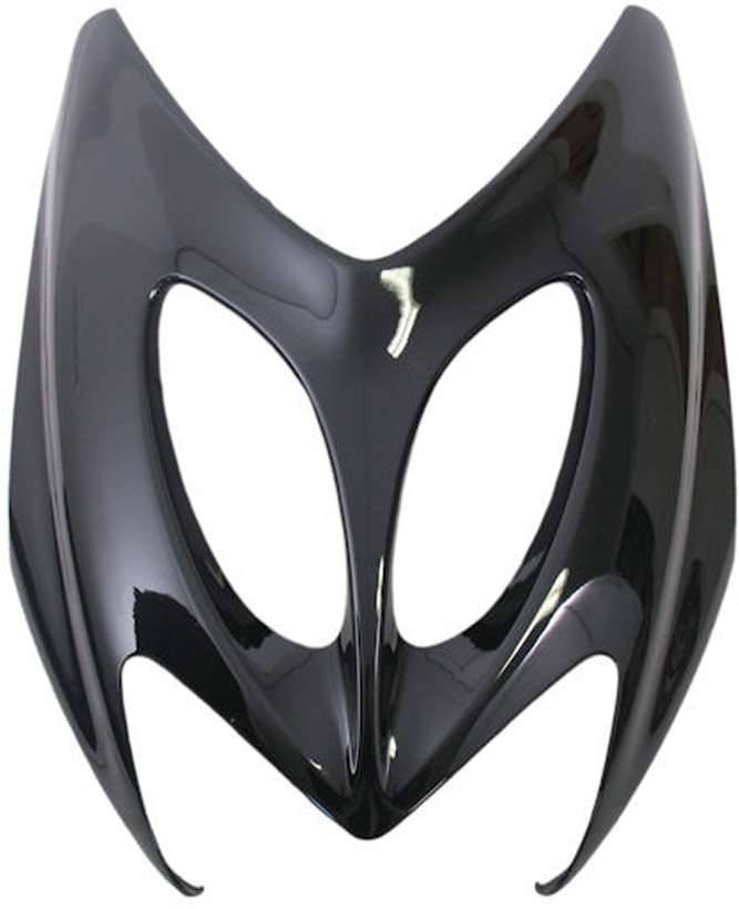 EDGE Voorfront boven Yamaha Aerox bj. 2014 zwart metallic-0