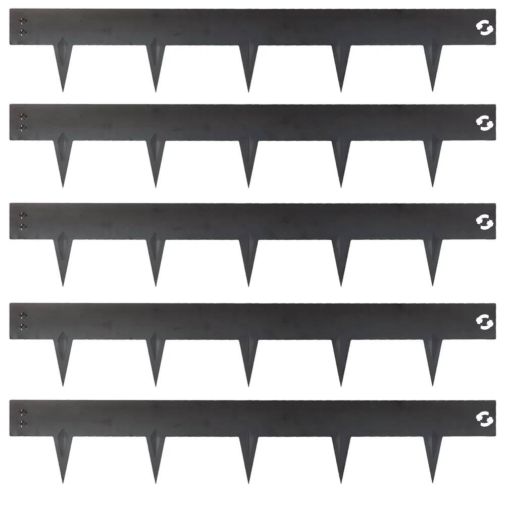 Talen Tools - Borderrand - Kantopsluiting - Cortenstaal - Koppelbaar - 100 x 7,5 cm - 5 stuks-0
