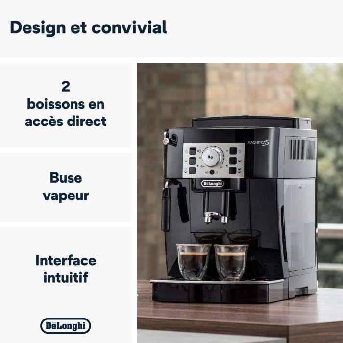 DELONGHI ECAM22.140.B MAGNIFICA Automatische espressomachine met molen - Zwart-1