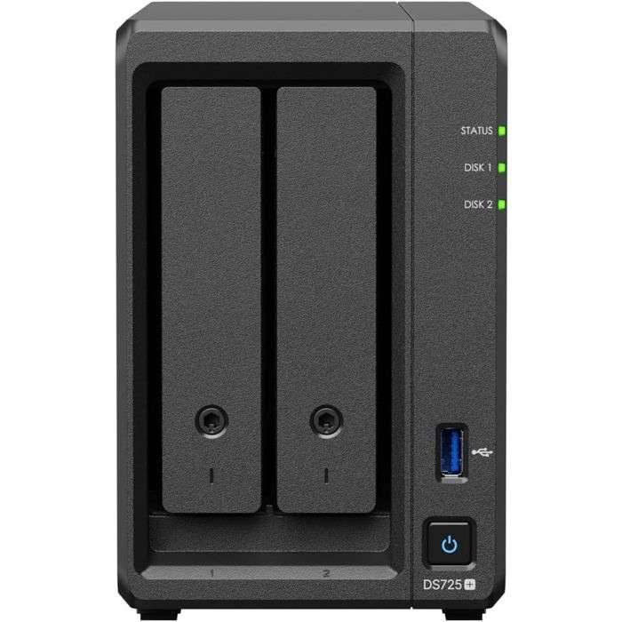 Synology DS725+ NAS-server voor kleine en middelgrote bedrijven - 2 bays - 4 GB RAM-0