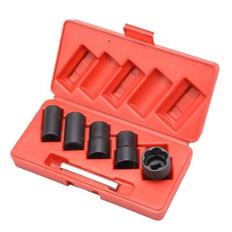 FORCE 1/2" Bout- en moer uitdraai/verwijder doppen-0