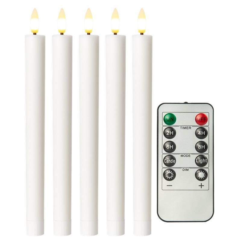 Goobay LED-kaarsenset | 5 stuks | afstandsbediening | wit | IP20-0