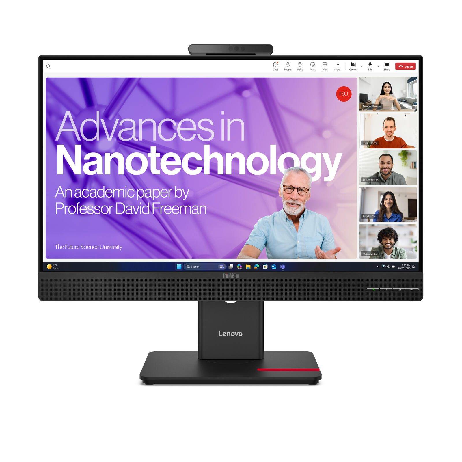 Lenovo ThinkVision T27QD-4v (27") QHD HDMI/DP/USB-C/DOC-0